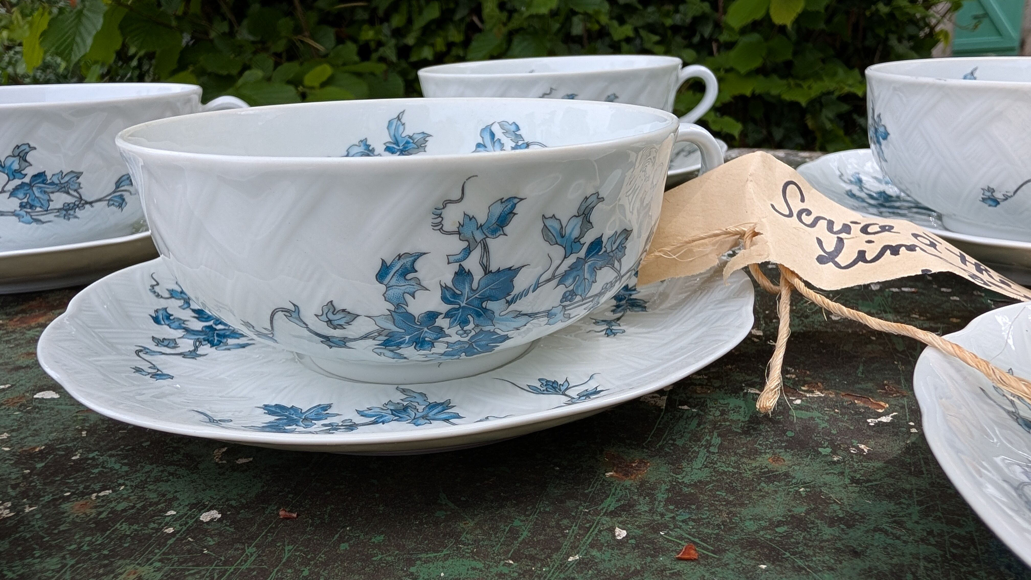 Service à thé Limoges Bernardaud Saint-Saëns