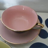 Set of 5 cups and saucers