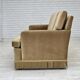 1970s, Danish 3-seater sofa, honey yellow furniture velour.