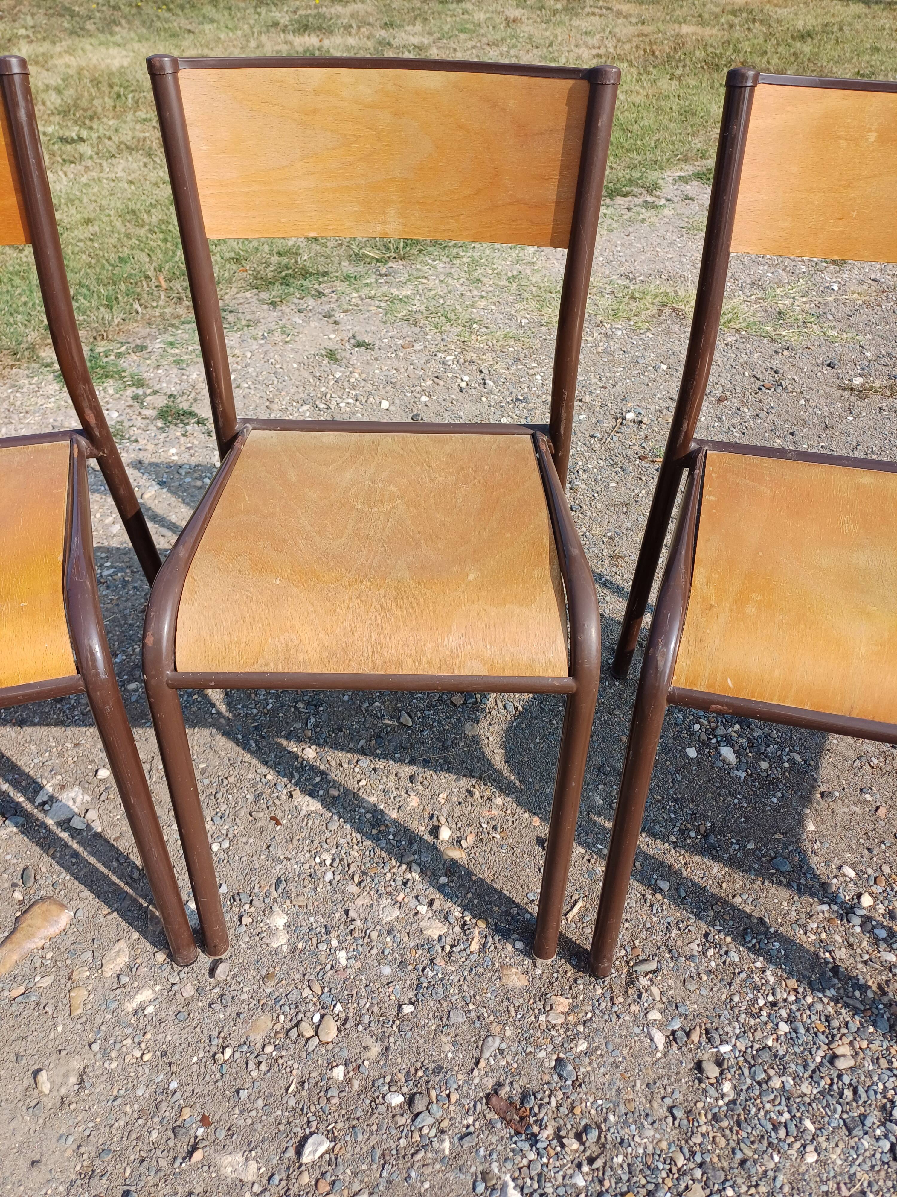 10 Vintage Canteen Chairs