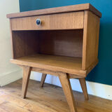 Bedside table compass legs