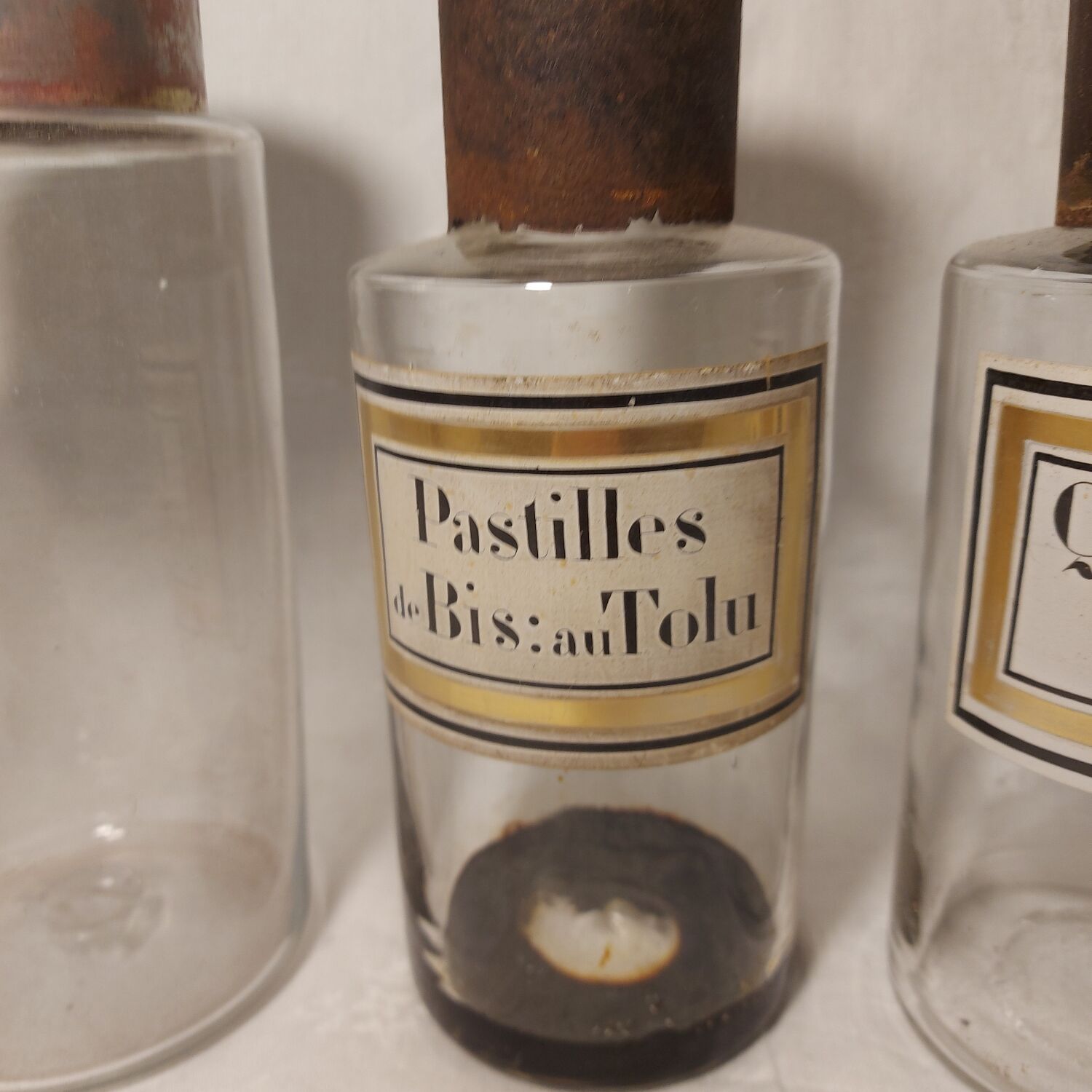 Set of apothecary jars