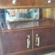Buffet 1930 in rosewood and Portor marble