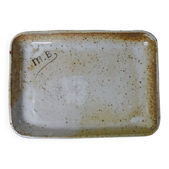 Signed stoneware top