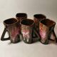 Vallauris Coffee/Tea Service 13 Pieces including Mugs. Signed Vintage