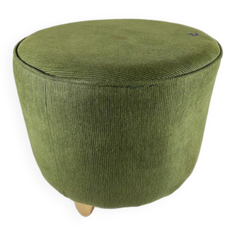 Vintage velvet pouf | Selency