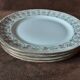 Lot de 4 assiettes  dessert M&S  Porcelaine  Limoges