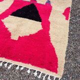 Handmade, multicolored Berber rug in pure wool, size 200 x 300 cm