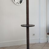 Wooden floor lamp turned 40s