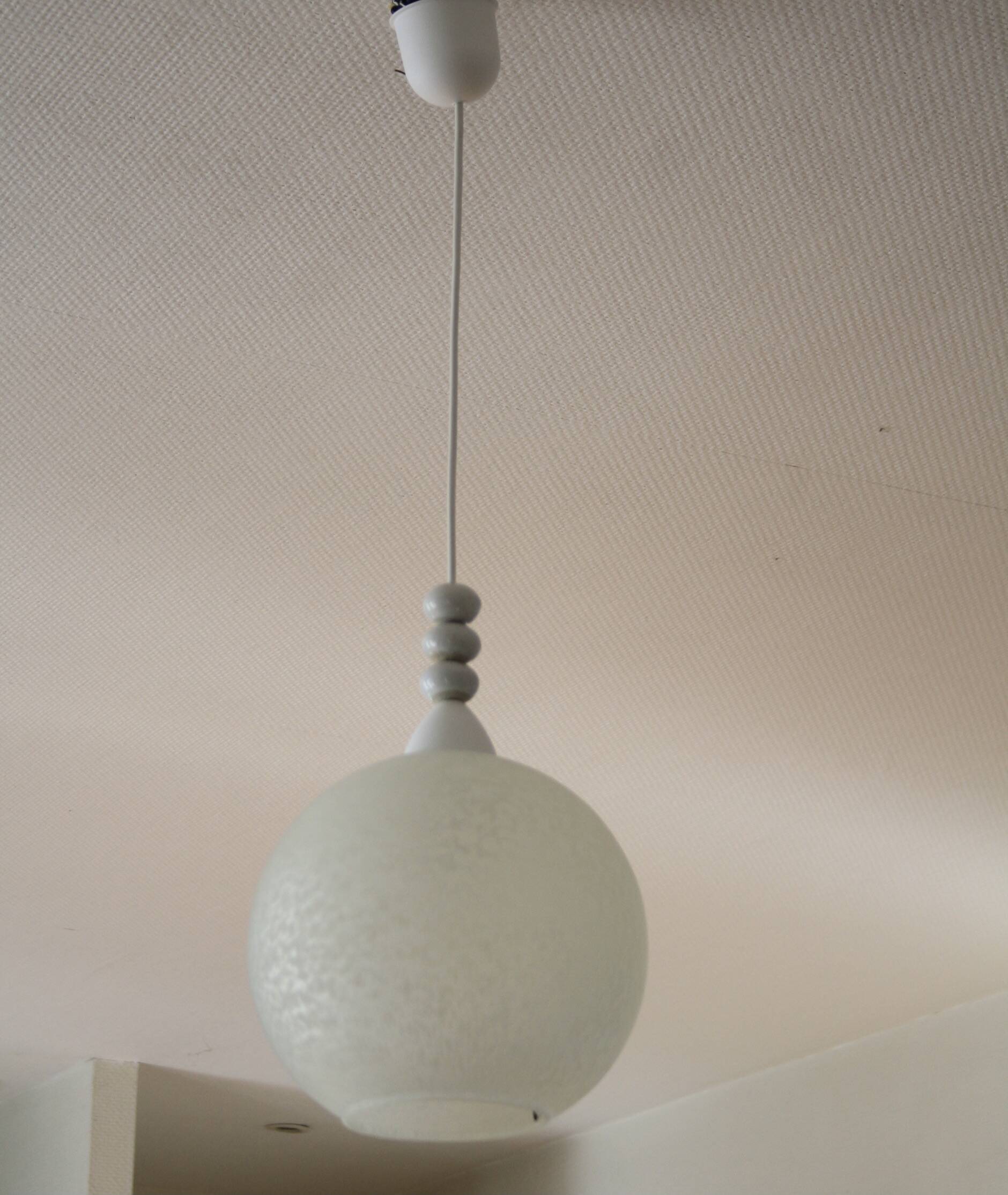 XXL Clichy glass spherical pendant light