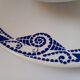 Porcelain sauce boat Moulin des Loups Orchies
