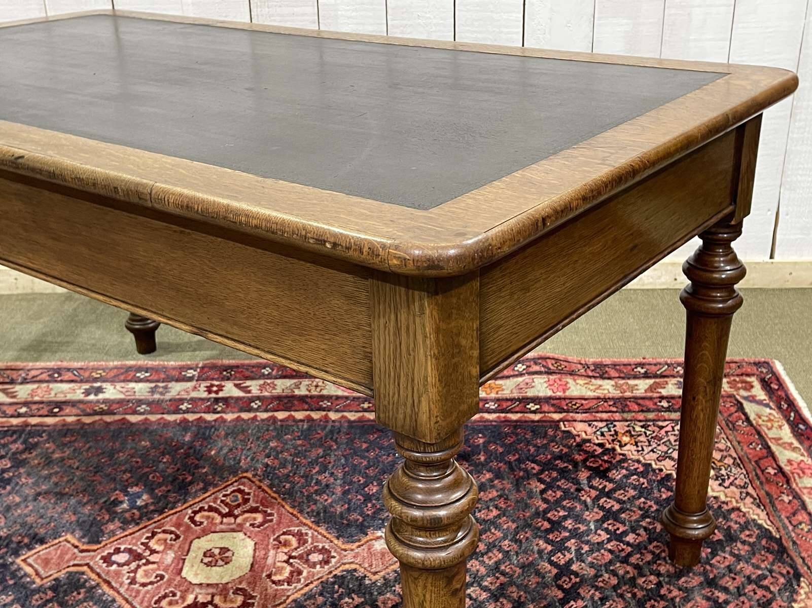 19th-century Victorian desk with writing surface