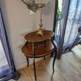Louis XV style inlaid tea table 19th