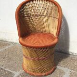 Rattan armchair