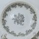 Set of 10 hollow plates Digoin Sarreguemines model "Clovis"