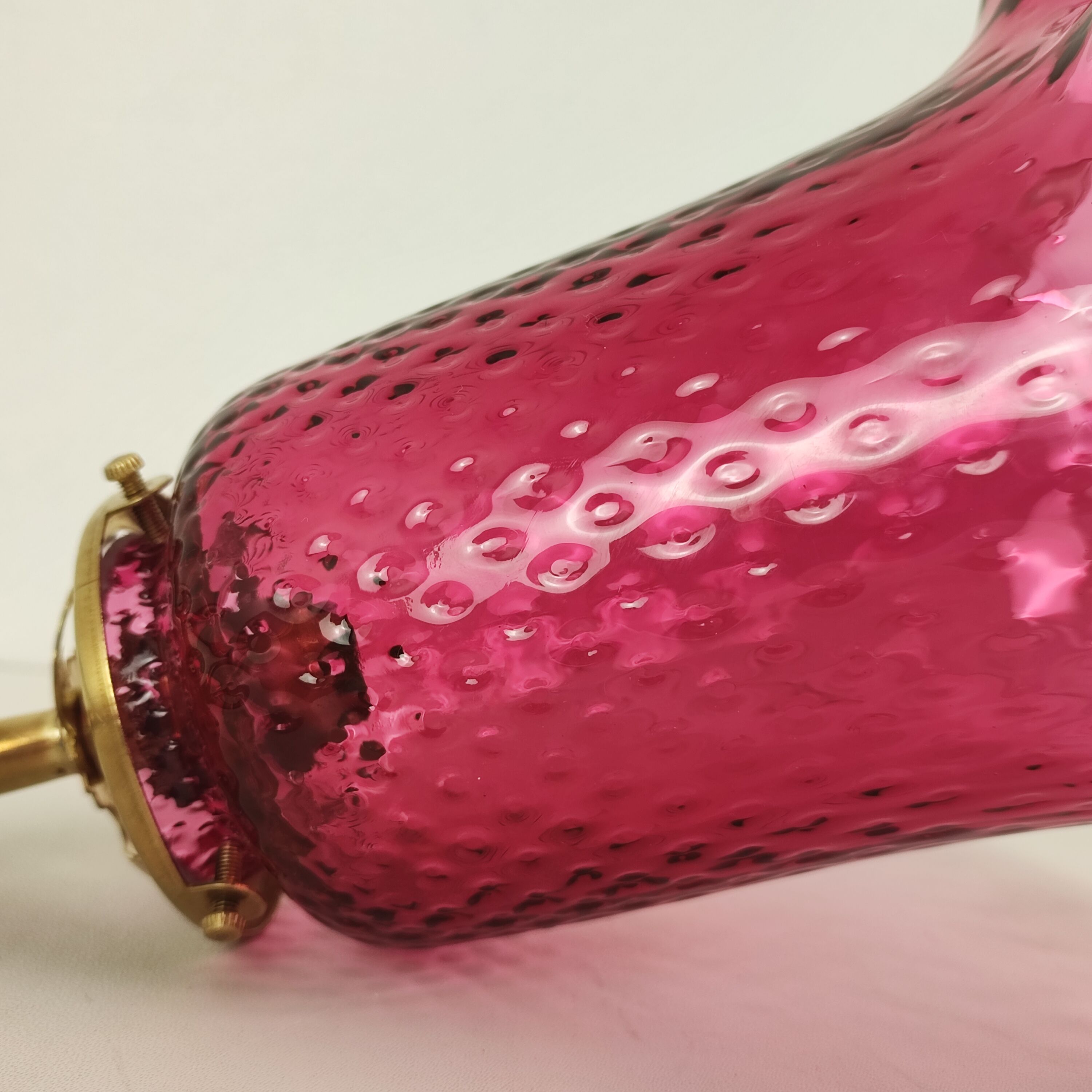 Vintage brass wall lamp