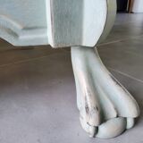 Curved patinated chest of drawers