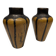 Pair of small ceramic vases early 20th century "Grenoble"