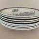 8 iron earthenware plates (St Amand Hamage HB & Cie Sarreguemines Digoin)