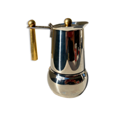 3 tasses Guido Bergna italie vintage 80 inox et laiton