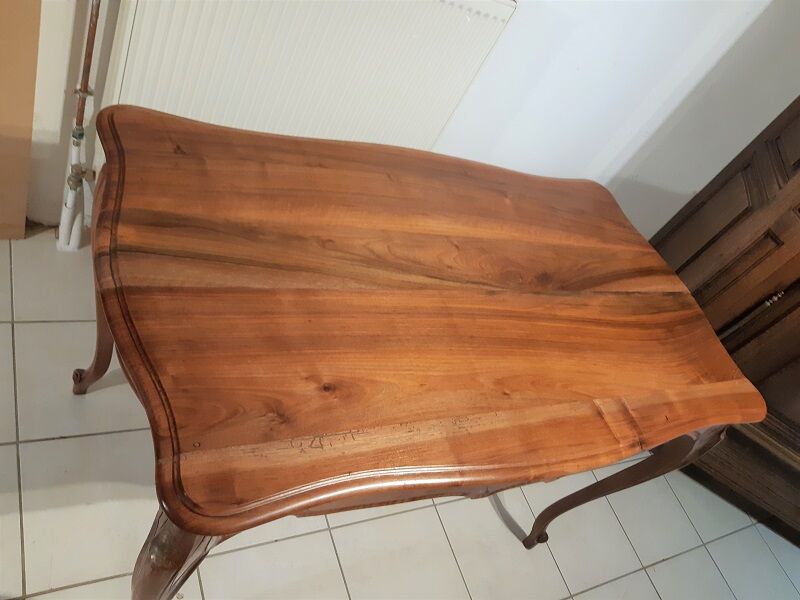 Louis XV solid walnut table
