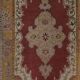 Vintage handmade Turkish rug 105x240 cm