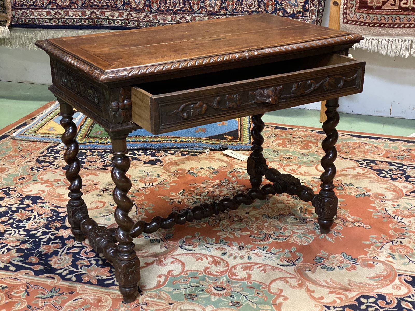 Henry II oak desk from the early 20th century