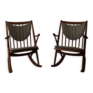 Ensemble de 2 chaises - danois 1950