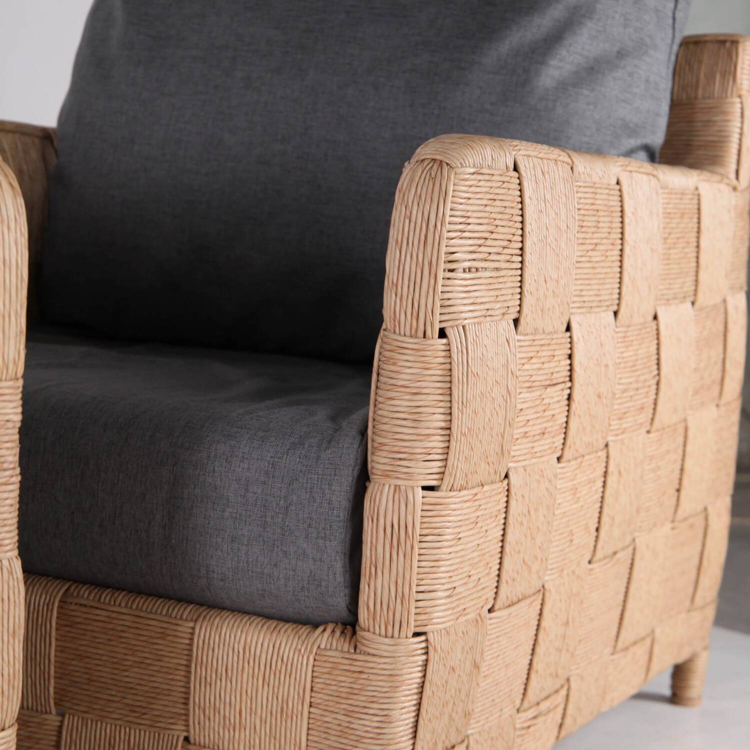 Pair of rope armchairs