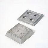 Scandinavian ashtray in cast aluminum