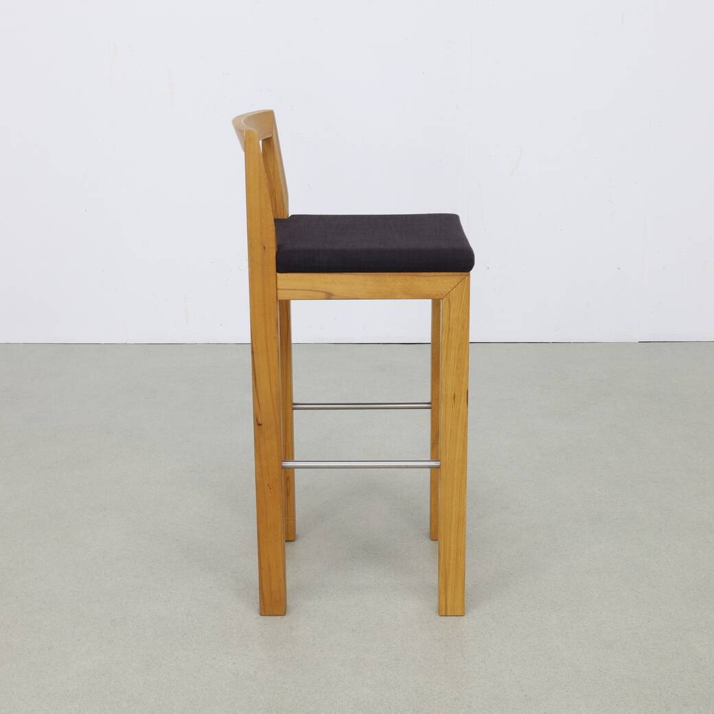 5x Bar Stool in Massive Wood by Göhring