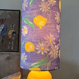Floral table lamp