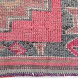 3x10 Pink Vintage Runner Rug, 99x324Cm