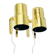 Pair Of Mid Century Scandinavian Brass Wall Lights By H.A. Jakobsson, 1960s