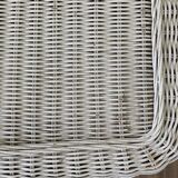 Wicker bedside table