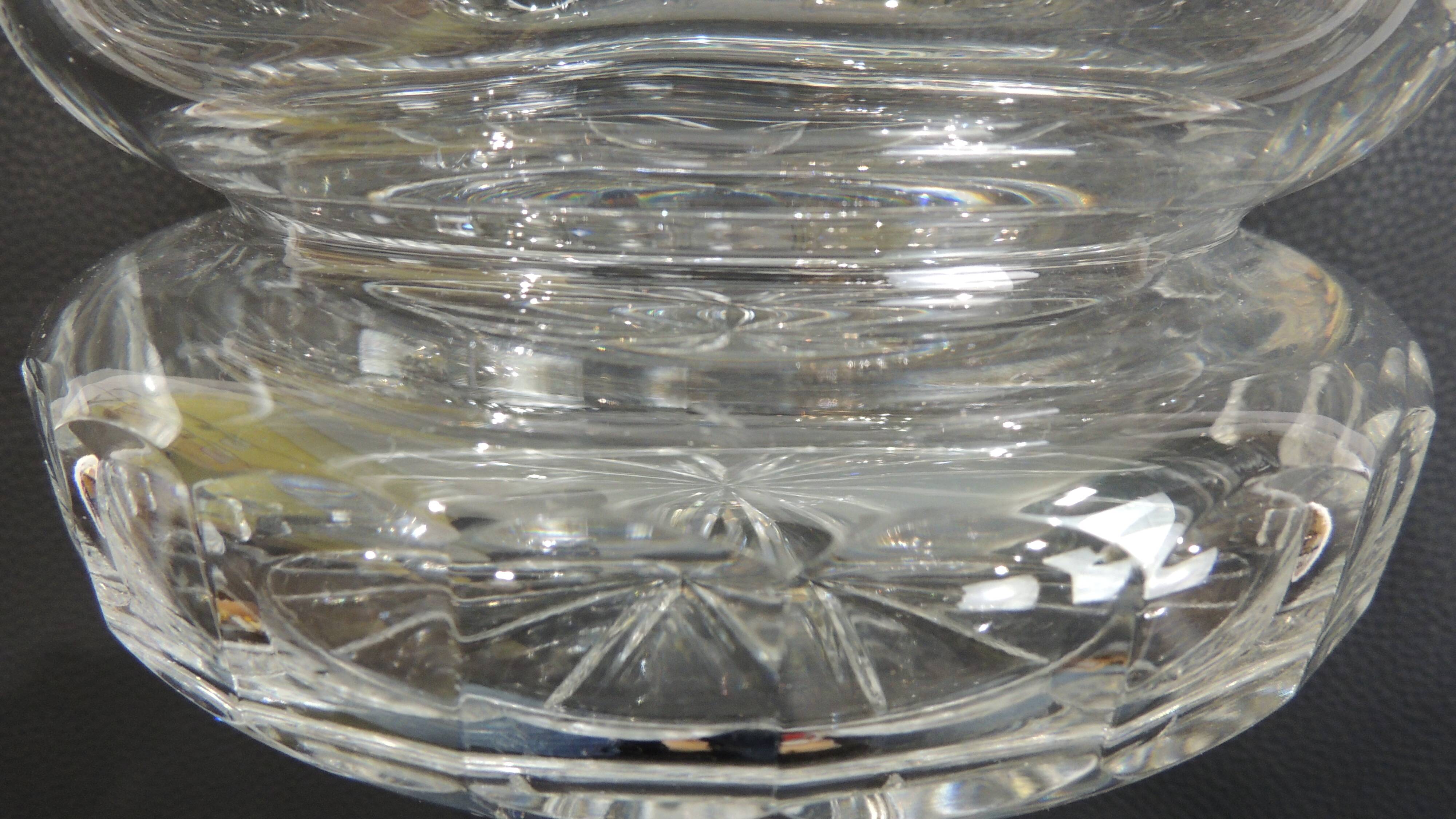 Champagne Bucket Cristallerie de Lorraine – Fleur de Lys Decor – Vintage