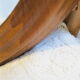 Mirror oval wood molding