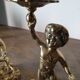 Pair of gilded bronze candlesticks