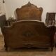 160x190 Louis XV Provençal wooden bed