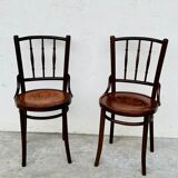 Paire de chaises bistrot