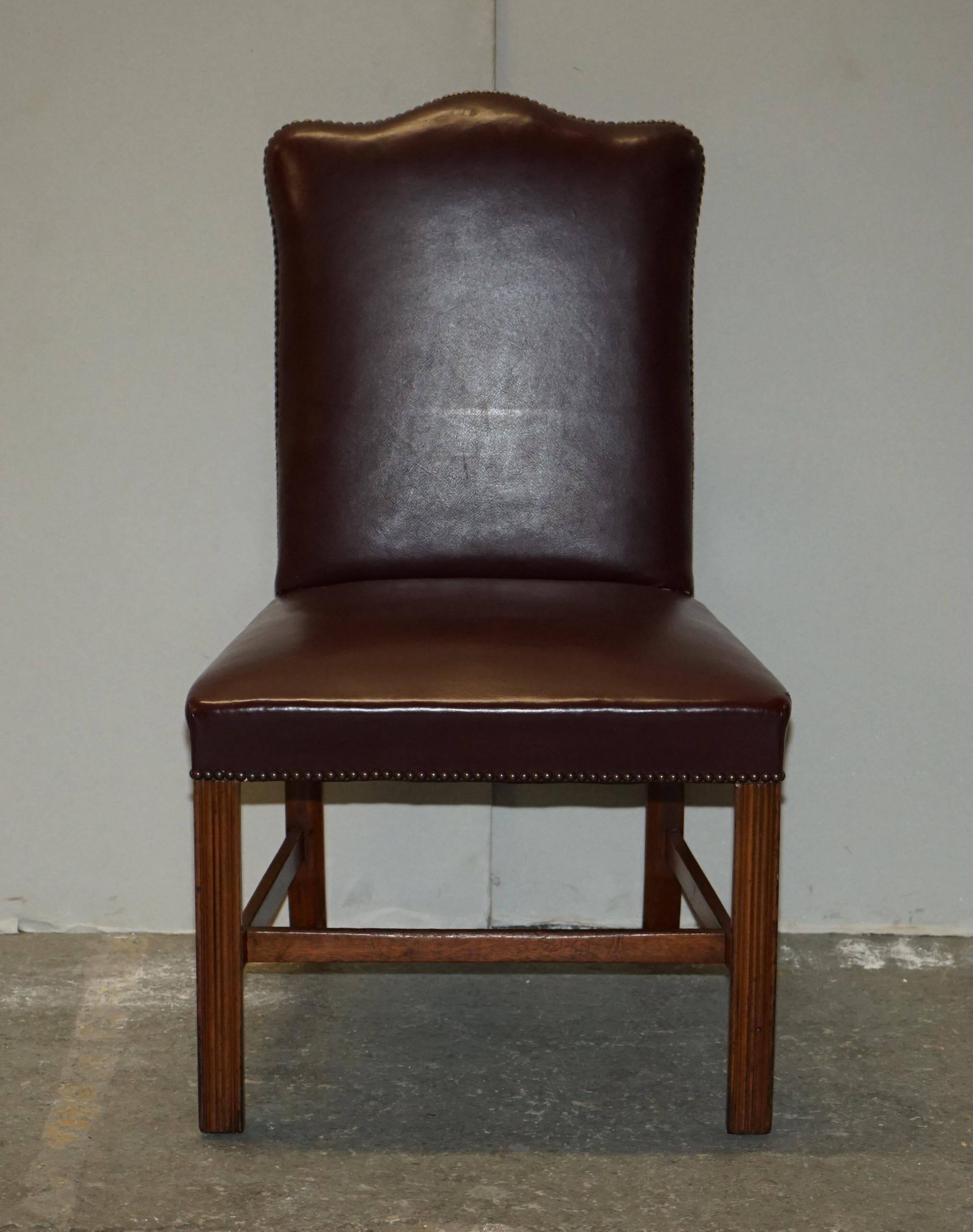 Pair of Spencer House leather office chairs