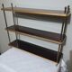 Vintage shelf to install or fix in formica and brass