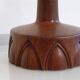 Lampe suedoise en teck de Tranas stilarmatur 1960