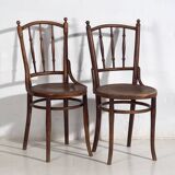 Anciennes chaises Thonet en bois courbé (vers 1920). Ensemble 4 pièces #14