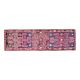 1970s Vintage Turkish Oushak Handmade Wool Cotton Pink Runner Rug 99x331