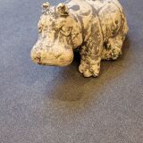 Hippopotame  peint
