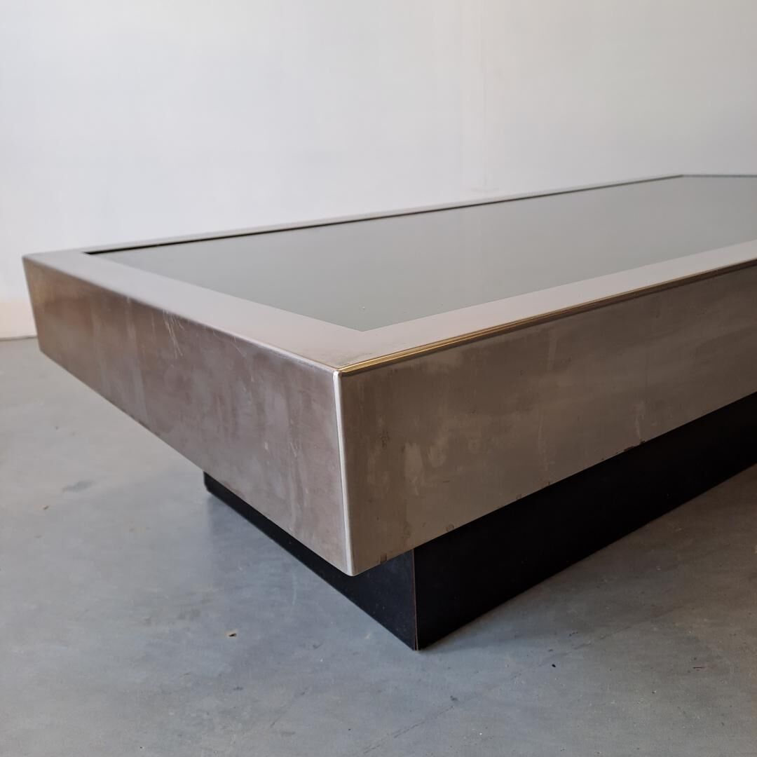 Mirror coffee table 1970