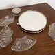 Serving dish on a mirror tray