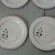 4 plates to ancient dessert Salins model Gigi