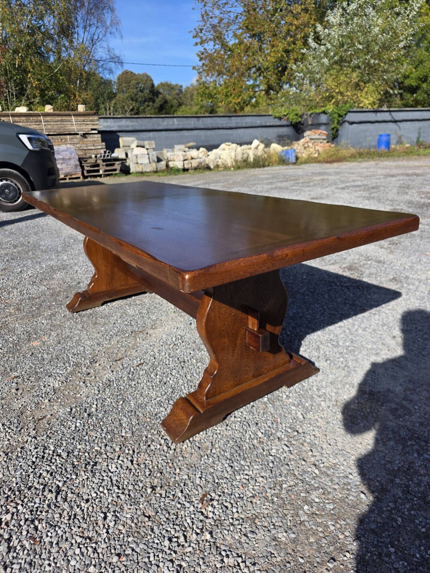 Monastery table in oak